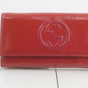 Gucci Soho GG Leather Continental Wallet